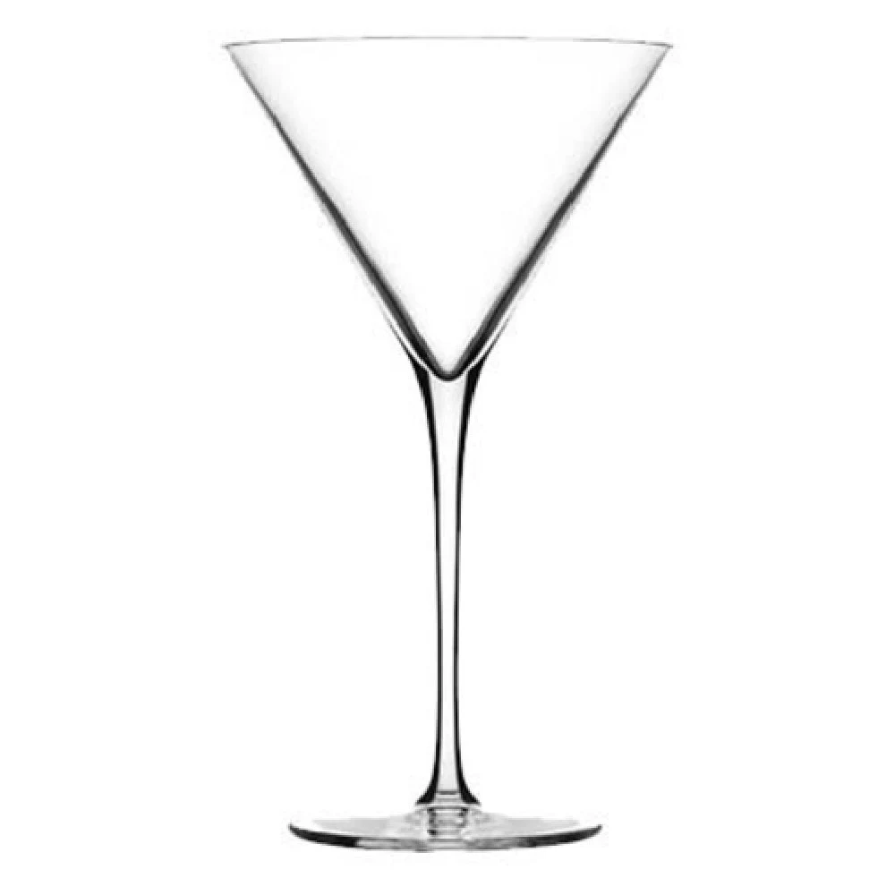 Libbey 9136 10 Oz ClearFire Glass Martini Glass High Durability Rim