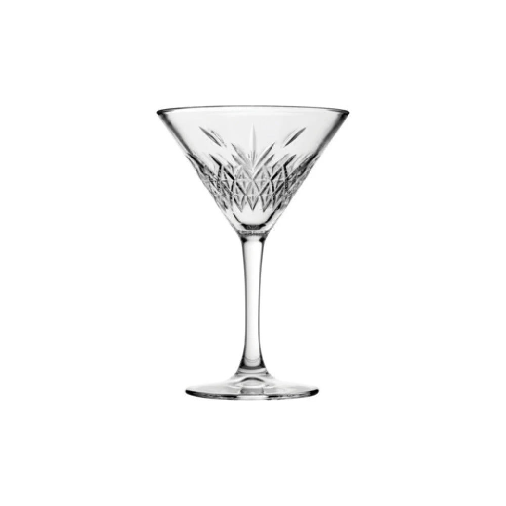 Steelite P440176 8 Oz Soda Lime Cocktail Martini Glass Clear with Durable Design