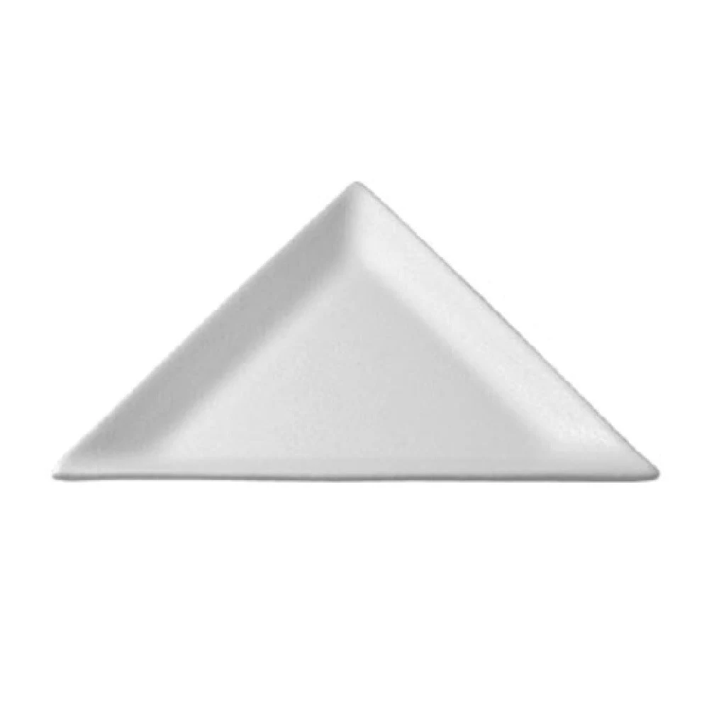 GET Enterprises PT005FR 21 Inch Triangle Buffet Platter Fire Red Aluminum
