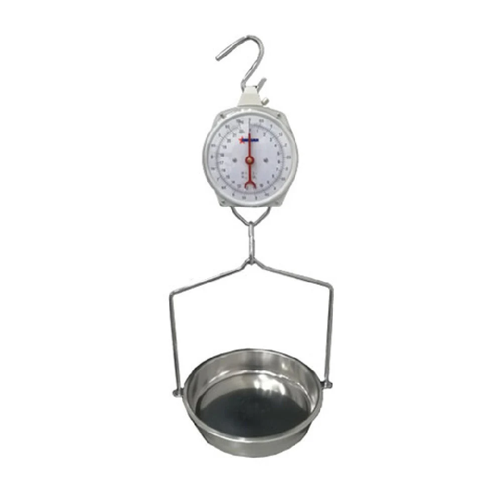 Omcan 43827 14 Inch Hanging Dial Scale with Full Temperature Compensating Mechanism Stainless Steel