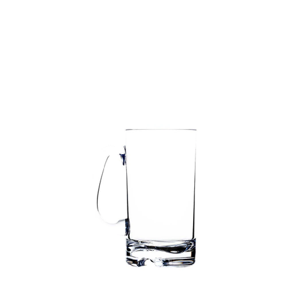Hospitality Brands HUS201-012 18 Oz. Clear Beer Mug Unbreakable Plastic