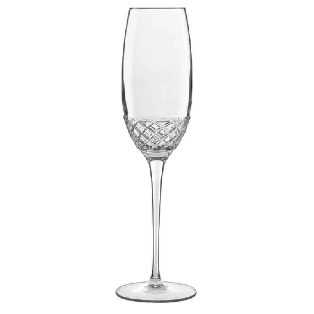 BauscherHepp 12902/01 8 Oz Flute Glass Lead Free Crystal Dishwasher Safe