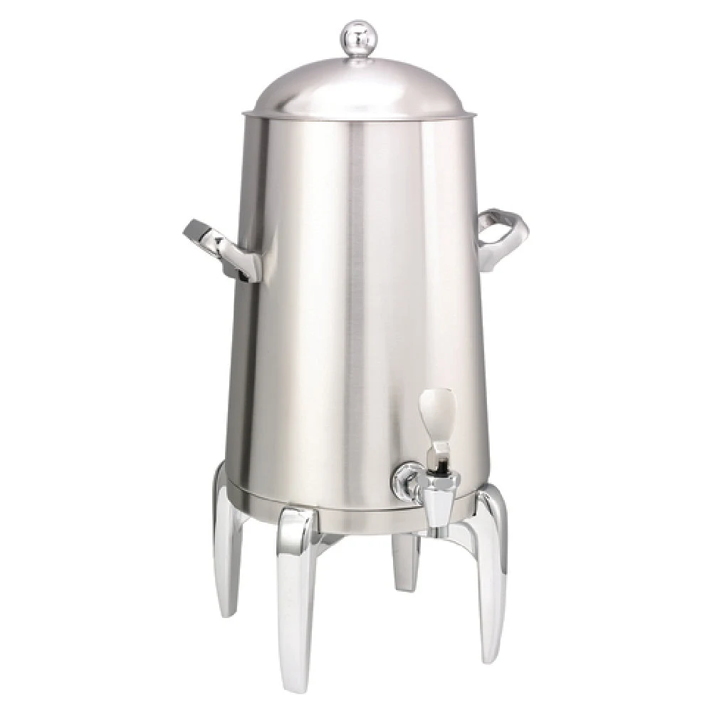 Service Ideas URN30VBSMD 13-1/4 Inch Coffee Chafer Urn Stainless Steel with Descriptors