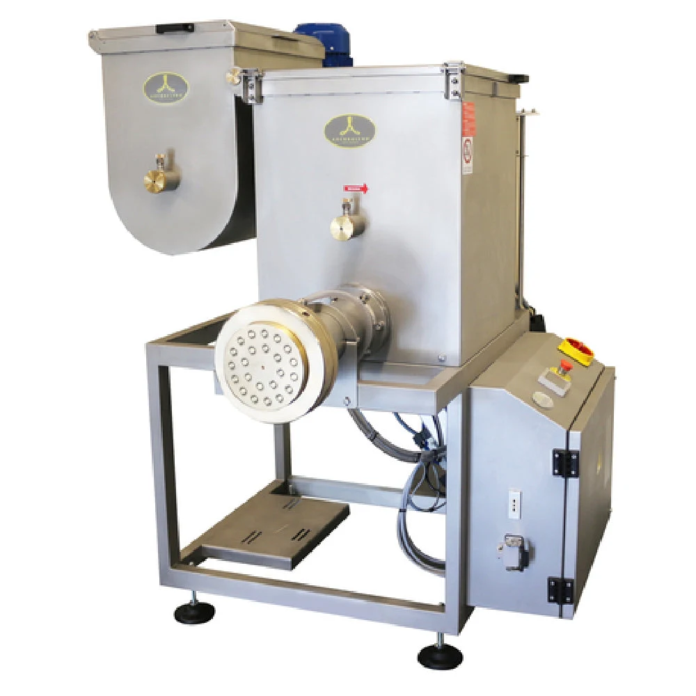 AEX440M INDUSTRIAL 53 Inch Pasta Extruder with Double Mixer Floor Model Stainless Steel