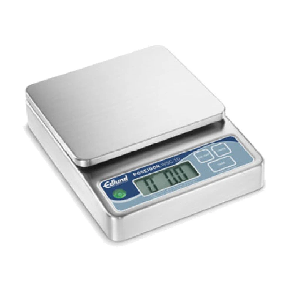 Edlund WSC-10 Scale 6 x 6-3/4 Inch Stainless Steel Digital Portion with Capacity Options