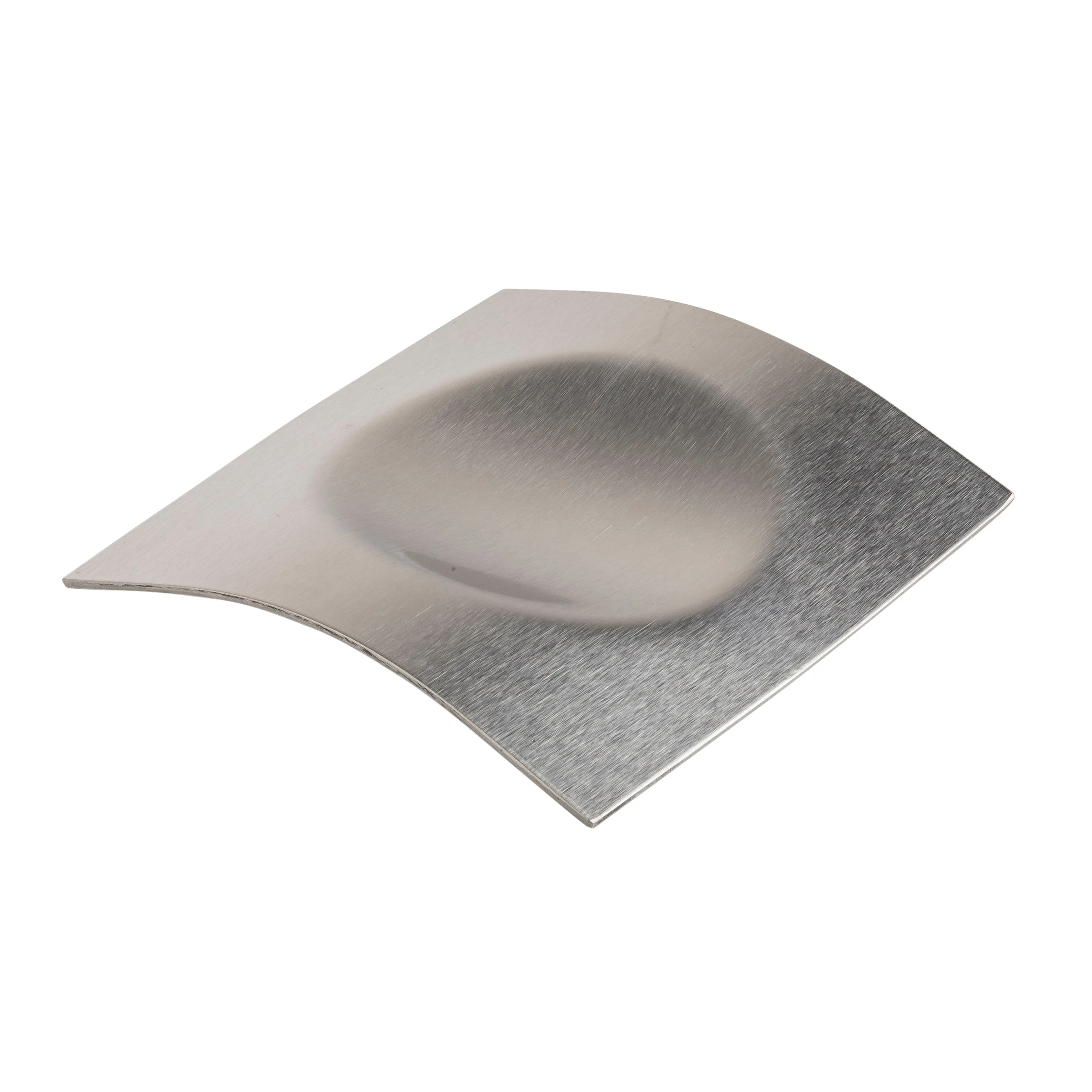 Tablecraft HB3 5.25 Inch Dishwasher Safe Spoon Rest Brushed Stainless Steel