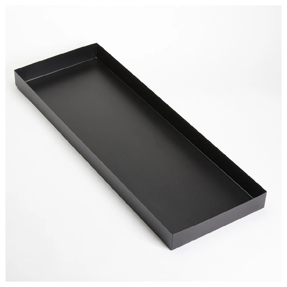 American Metalcraft MTB298 29-3/4 Inch Market Tray Rectangular Black Metal