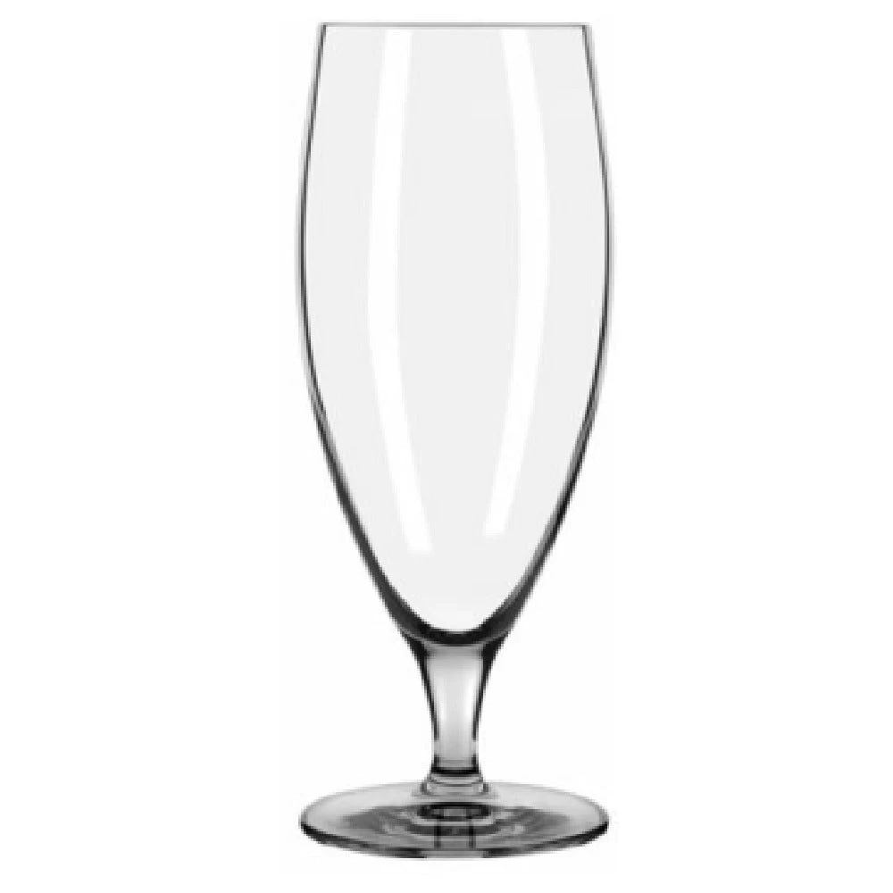 Libbey 9177 12 Oz Pilsner Glass HD2 Rim ClearFire Glass Dishwasher Safe