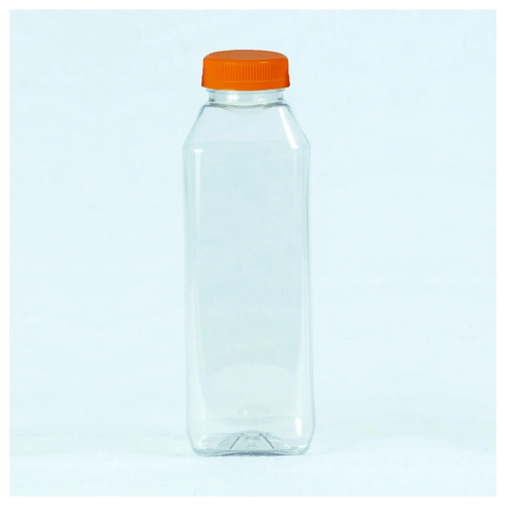 Buccaneer Container Corp 30860160601 16 Oz Juice Bottles Clear PET with Lids