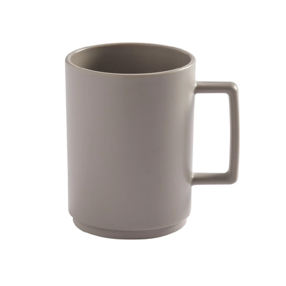 American Metalcraft UM12MO 12 Oz. Stackable Mug BPA Free Tritan Beige/Tan