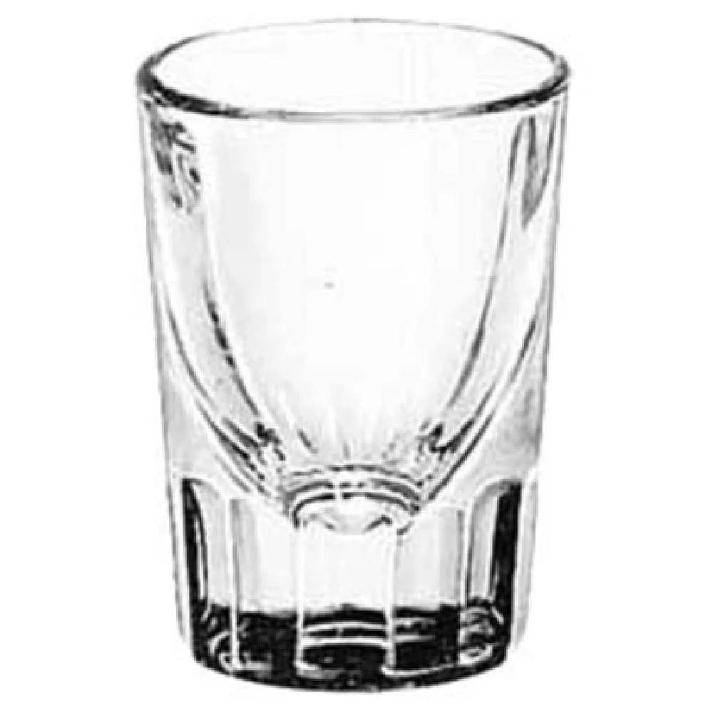 Libbey 5127 1-1/2 Oz. Fluted Whiskey Shot Glass 48 Count Case