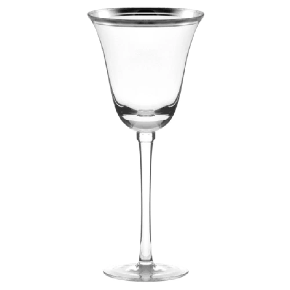Ten Strawberry Street WINSR-RW-SLV Optic Red Wine 8 Oz. Dishwasher Safe