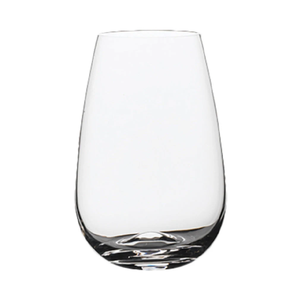Steelite 4827R317 22.25 Oz Stemless Highball Glass Crystalline with Rim Treatment