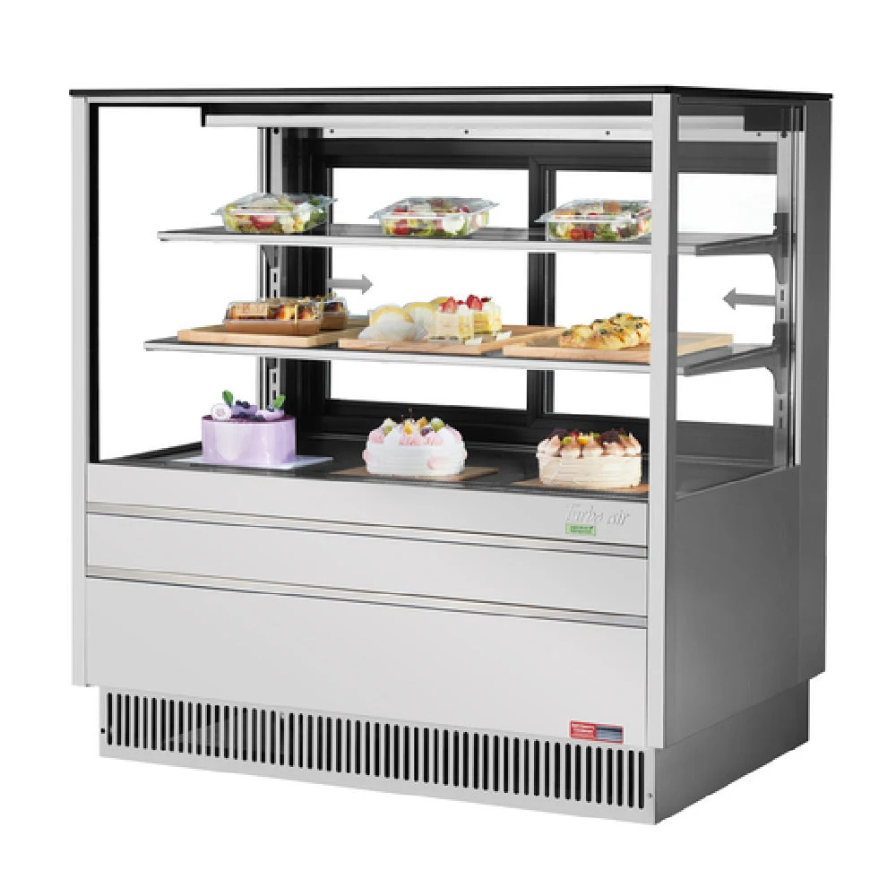 Turbo Air TCGB-48UF-S-N 48 Inch Refrigerated Display Case 15.6 Cu.ft Capacity