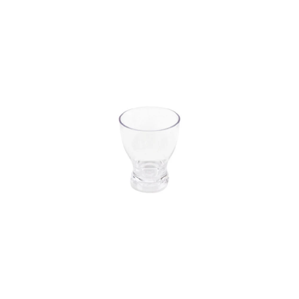GET Enterprises BB-07-CL Juice Glass 7 Oz Clear Flared SAN 2 Dozen Packs