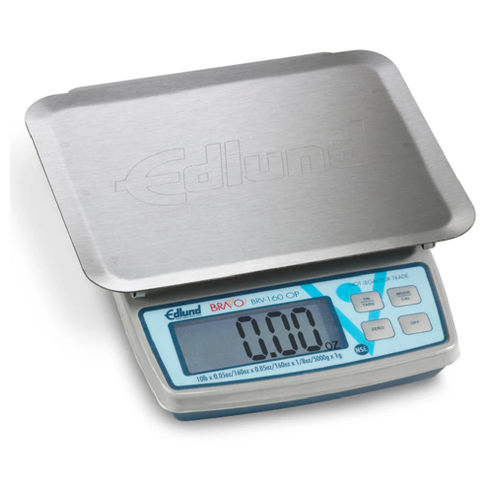 Edlund BRV-160 OP 10lb Portion Scale with Removable Stainless Steel Platform