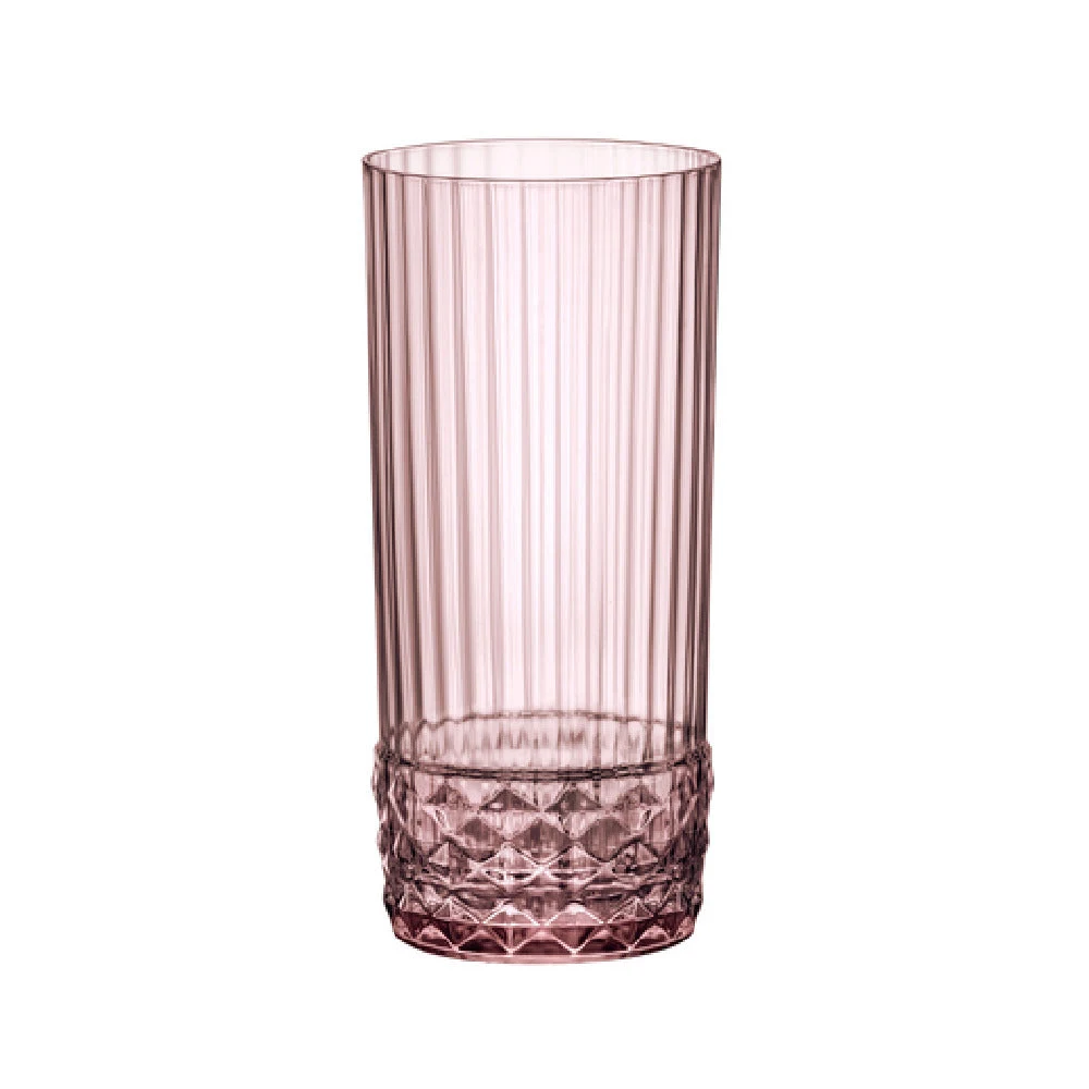 Steelite 49213Q946 16.5 Oz Cooler Durable Glass Lilac Rose Stemless