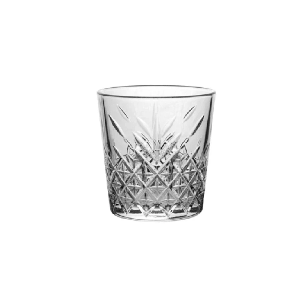 Steelite P520074 12 Oz Stackable Old Fashioned Glass Clear Soda Lime Tempered
