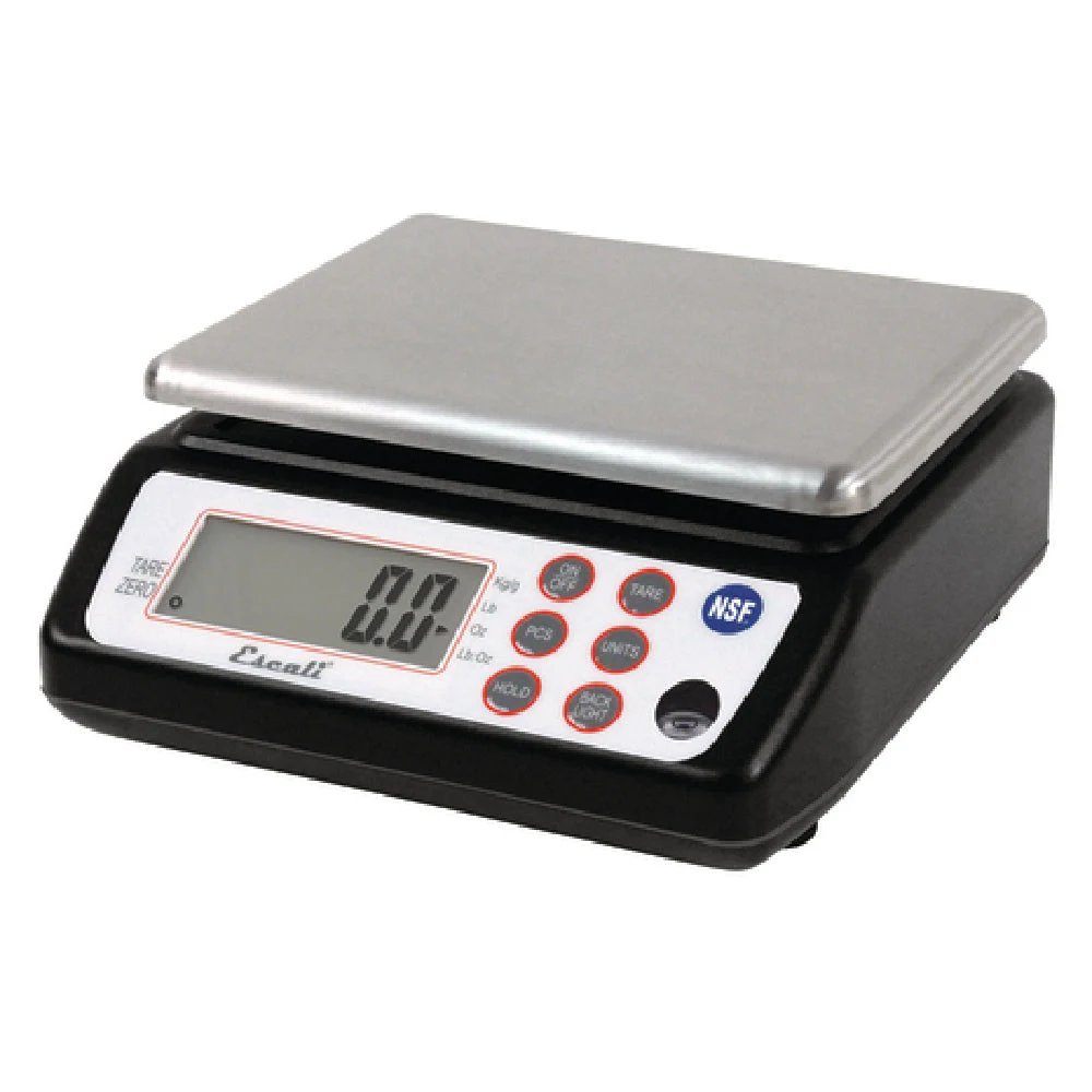 Carlisle SCDG33BK 8-1/4 Inch Square Professional Digital Scale with Parts Counting Features