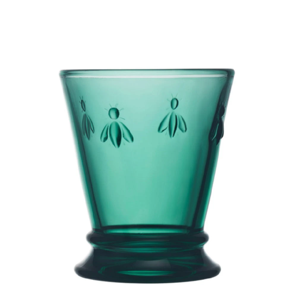 La Rochere North America 612103 9oz Bee Tumbler Green Durable Dishwasher Safe 6 Packs