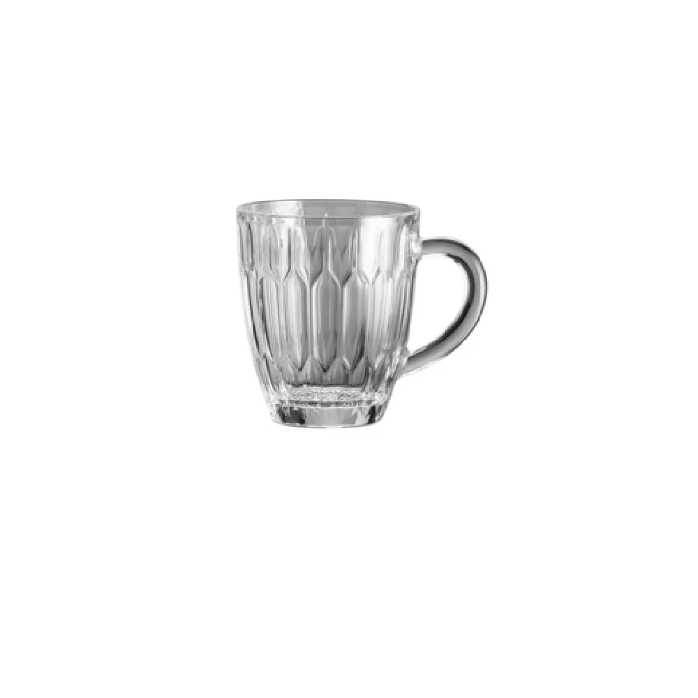 BauscherHepp 55.0118.0003 10 Oz Coffee/Tea Glass with Handle True Flavor By WMF