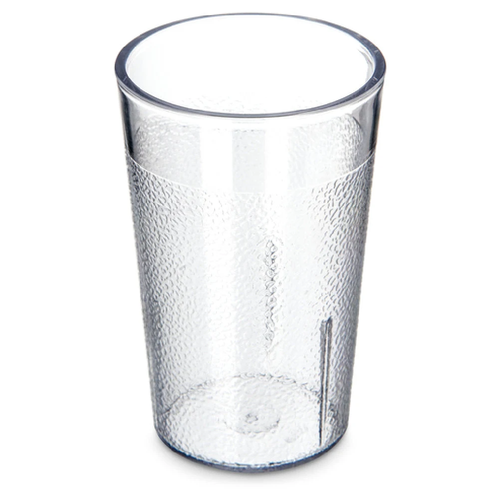 Carlisle 550107 5 Oz Clear Tumbler BPA Free Stackable with Textured Finish