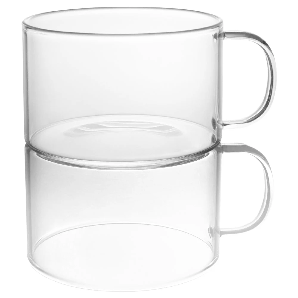 BauscherHepp 53.0119.0210 6.8 Oz Cup with Handle Clear Glass