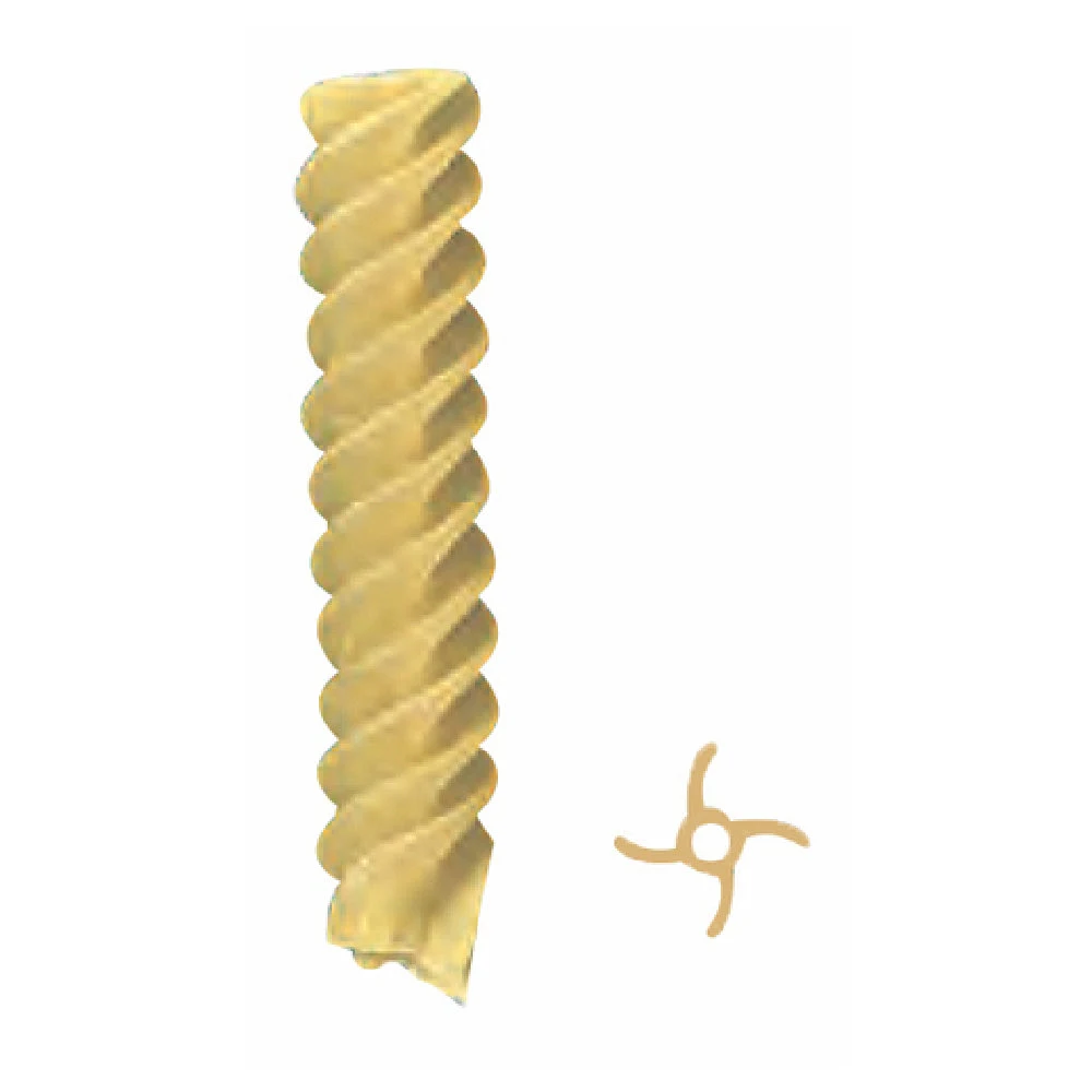Arcobaleno Pasta Equipment AEX30STELLA#223 9mm Fusilli Bronze Die
