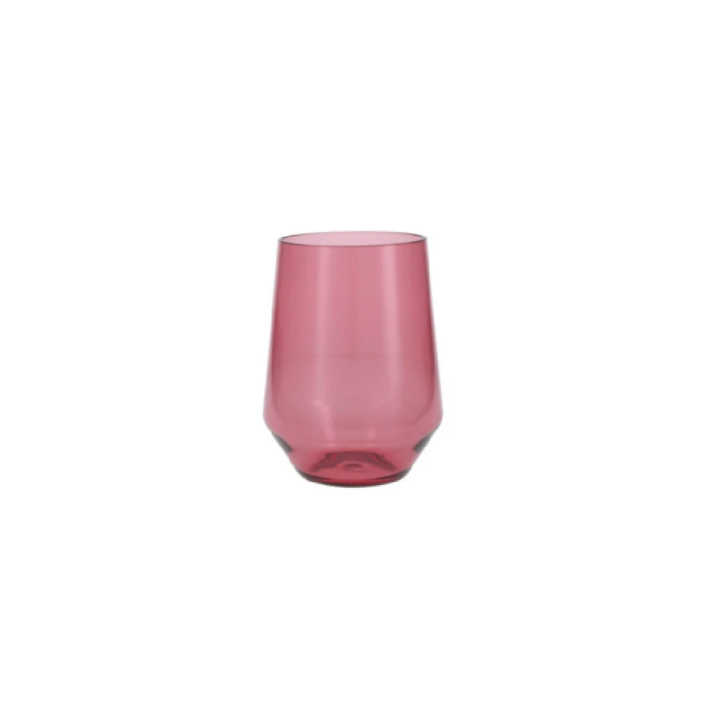 Fortessa PS.SOLE.RS.06 19 Oz Stemless Wine Glass Rose Glassware 12 Packs