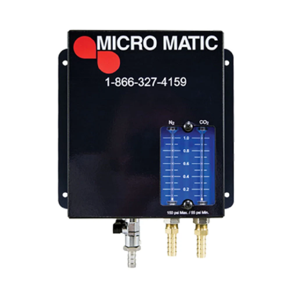 Micro Matic MM200-LD Gas Blender Leak Detector 70% CO2 30% N2 25% CO2 75% N2