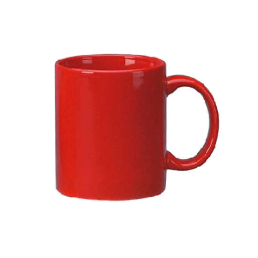International Tableware 87168-2194 11 Oz Mug with C-Handle Ceramic Crimson Red