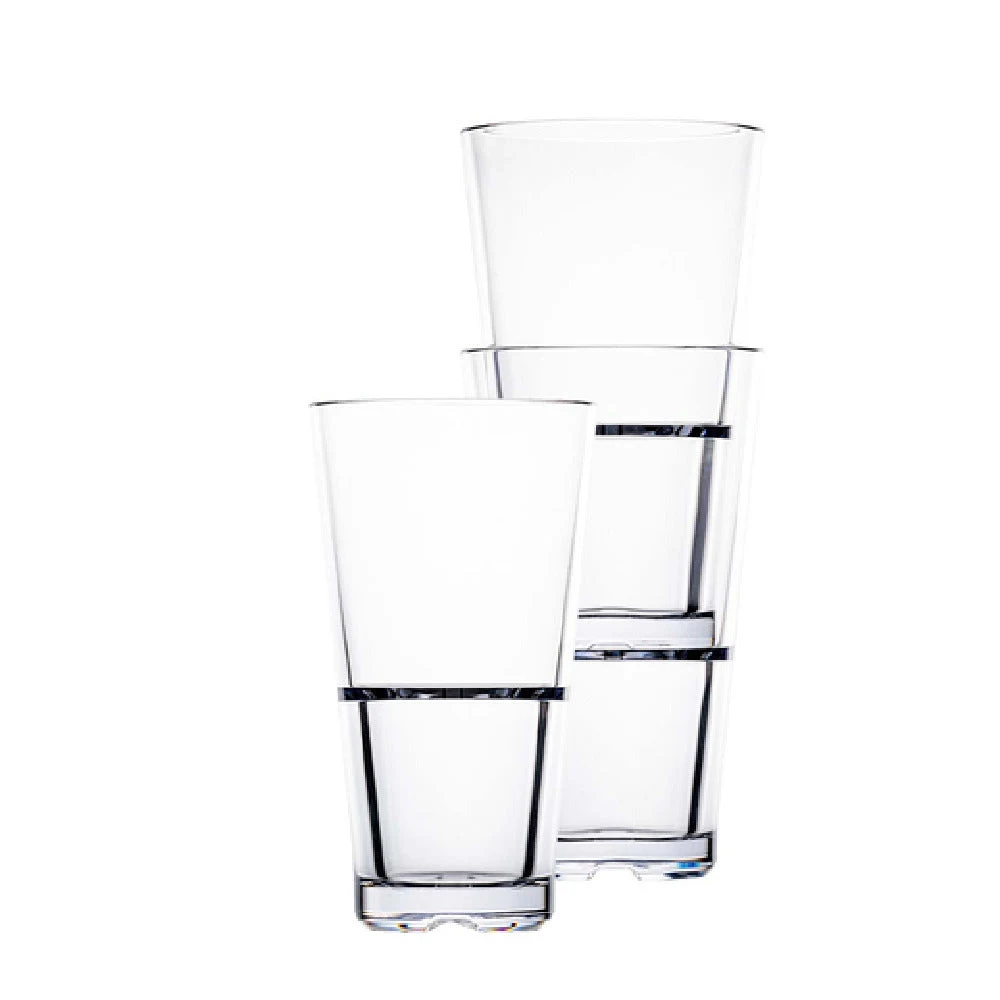 Hospitality Brands HUF084-012 16 Oz Unbreakable Polycarbonate Tumbler Clear