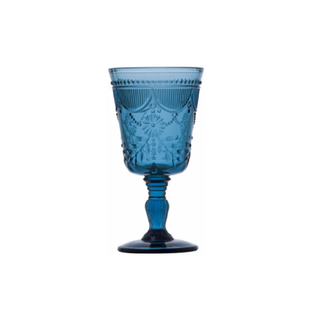 Fortessa RRPG.DEBUBL.03 10 Oz Goblet Bone China Cornflower Blue - Glass