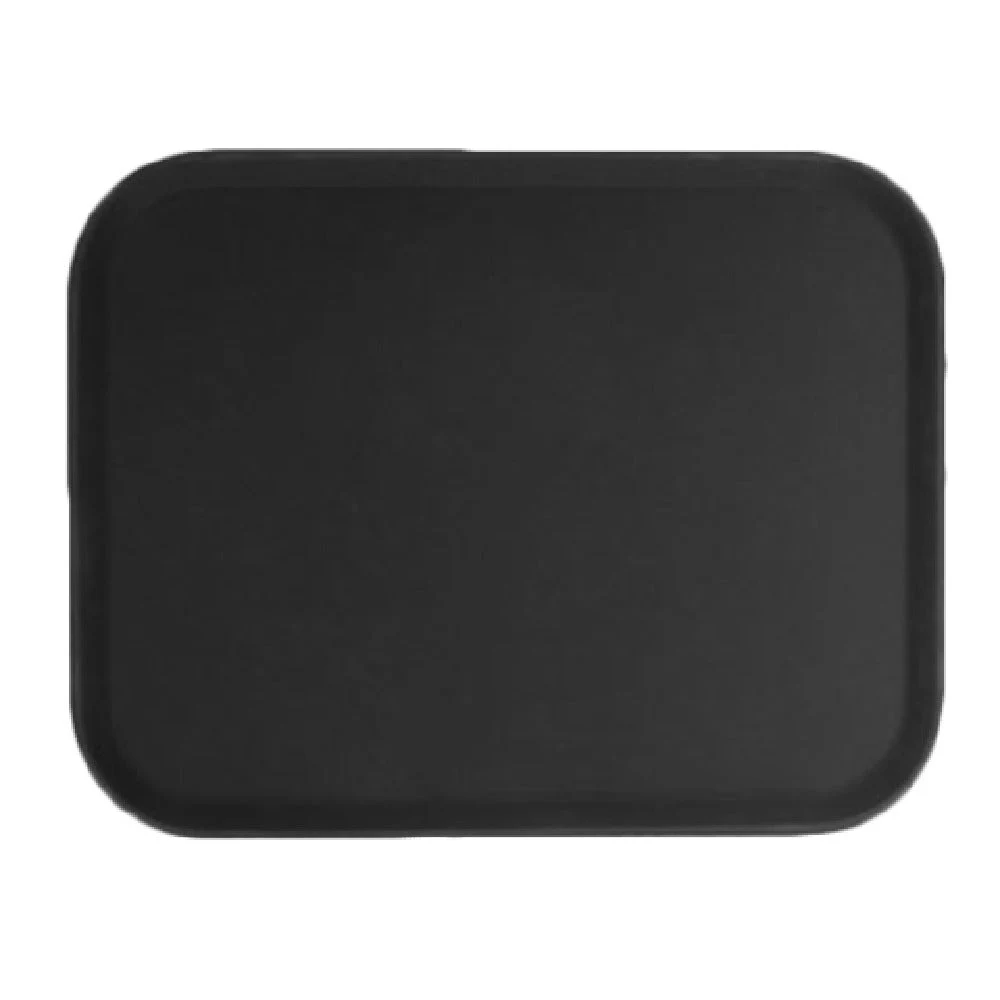 Thunder Group PLFT1418BK 14 Inch Serving Tray Fiberglass Non-Skid Black