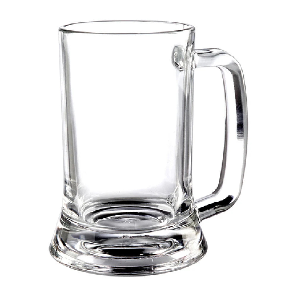 International Tableware 625 15.25 Oz Glass Mug With Handle Stemless Clear