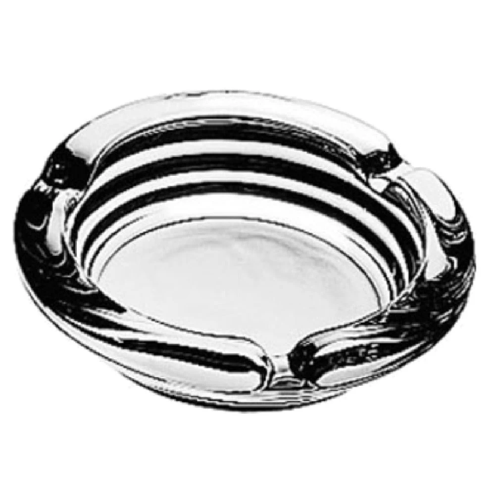 Anchor Hocking 148U 4-3/8 Inch Diameter Clear Glass Snuffer Ash Tray