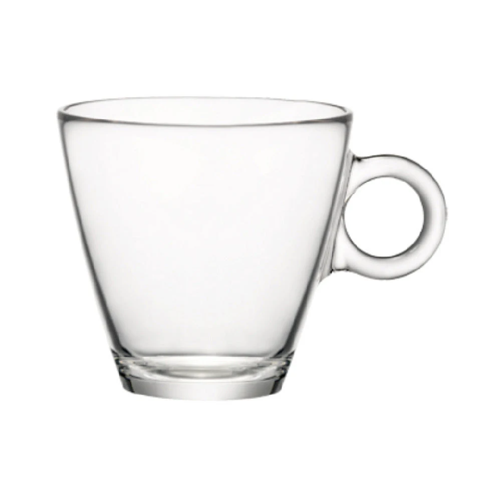 Steelite 4931Q241 7.75 Oz Cappuccino Cup Soda Lime Easy Bar 4.25 Inch Diameter