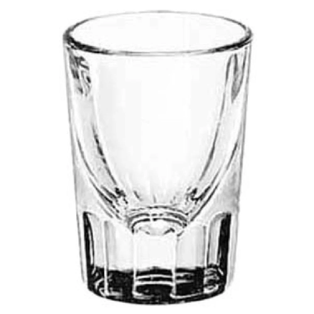 Libbey 5135 1-1/4 Oz Fluted Whiskey Shot Glass 48 Counts Pack