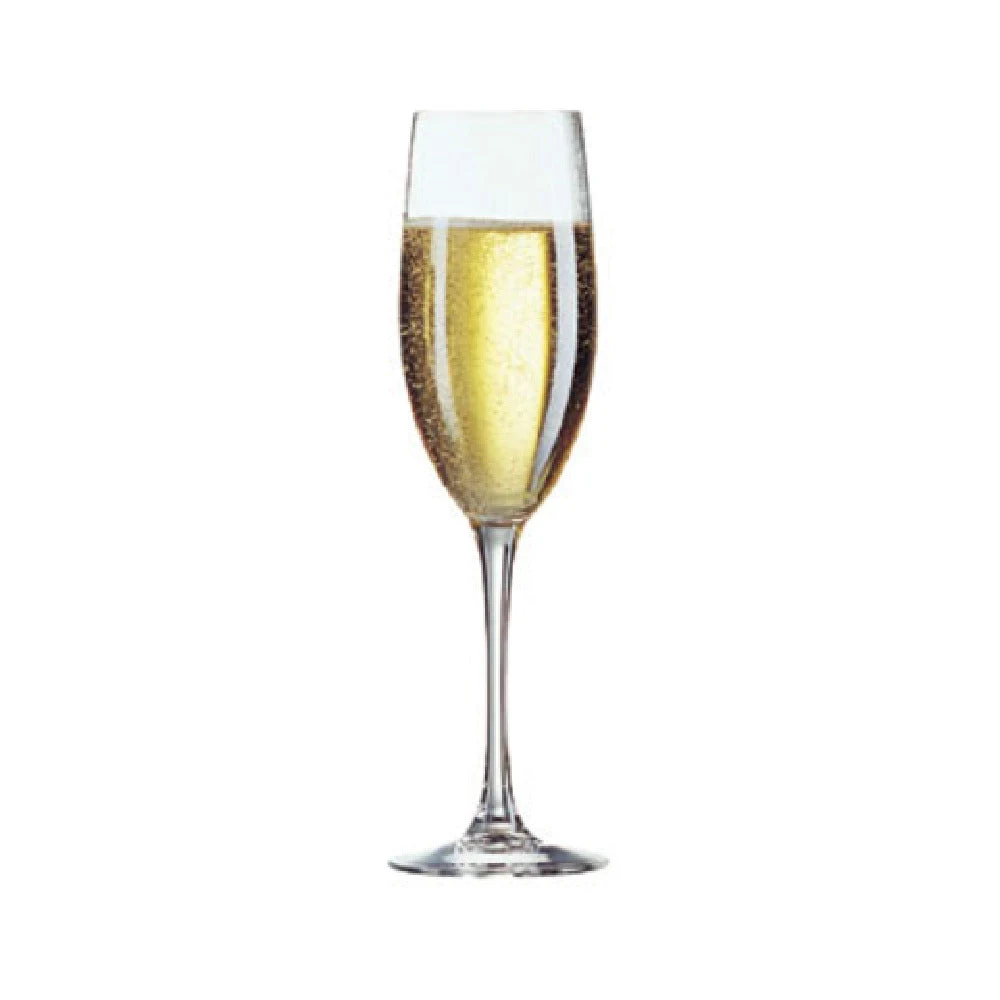 Arc Cardinal D0796 8.0 Oz Crystalline Flute Glass Case 24 Packs