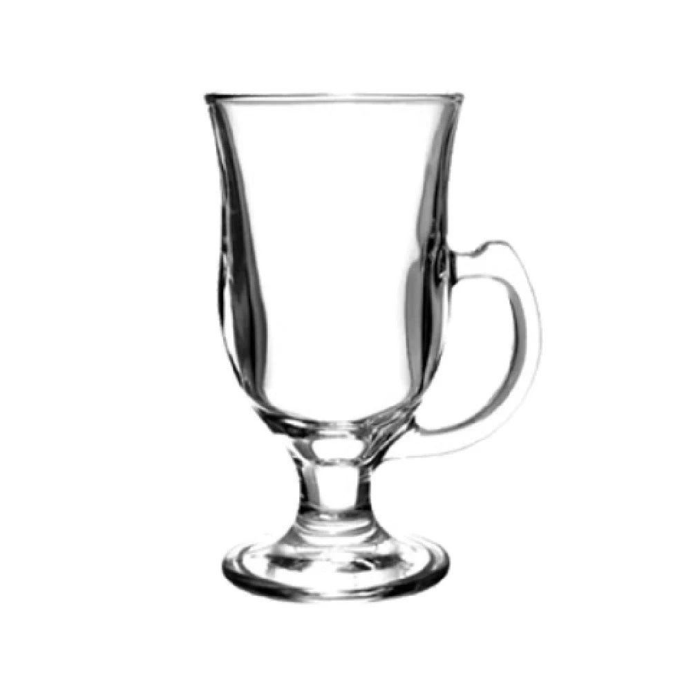 International Tableware 343 7 Oz Irish Coffee Mug Glass with Handle