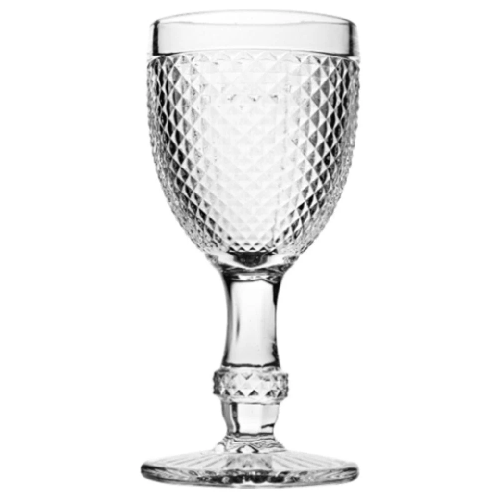 Hospitality Brands HG90093-006 10.25 Oz Clear Goblet Glass Footed Pack 6