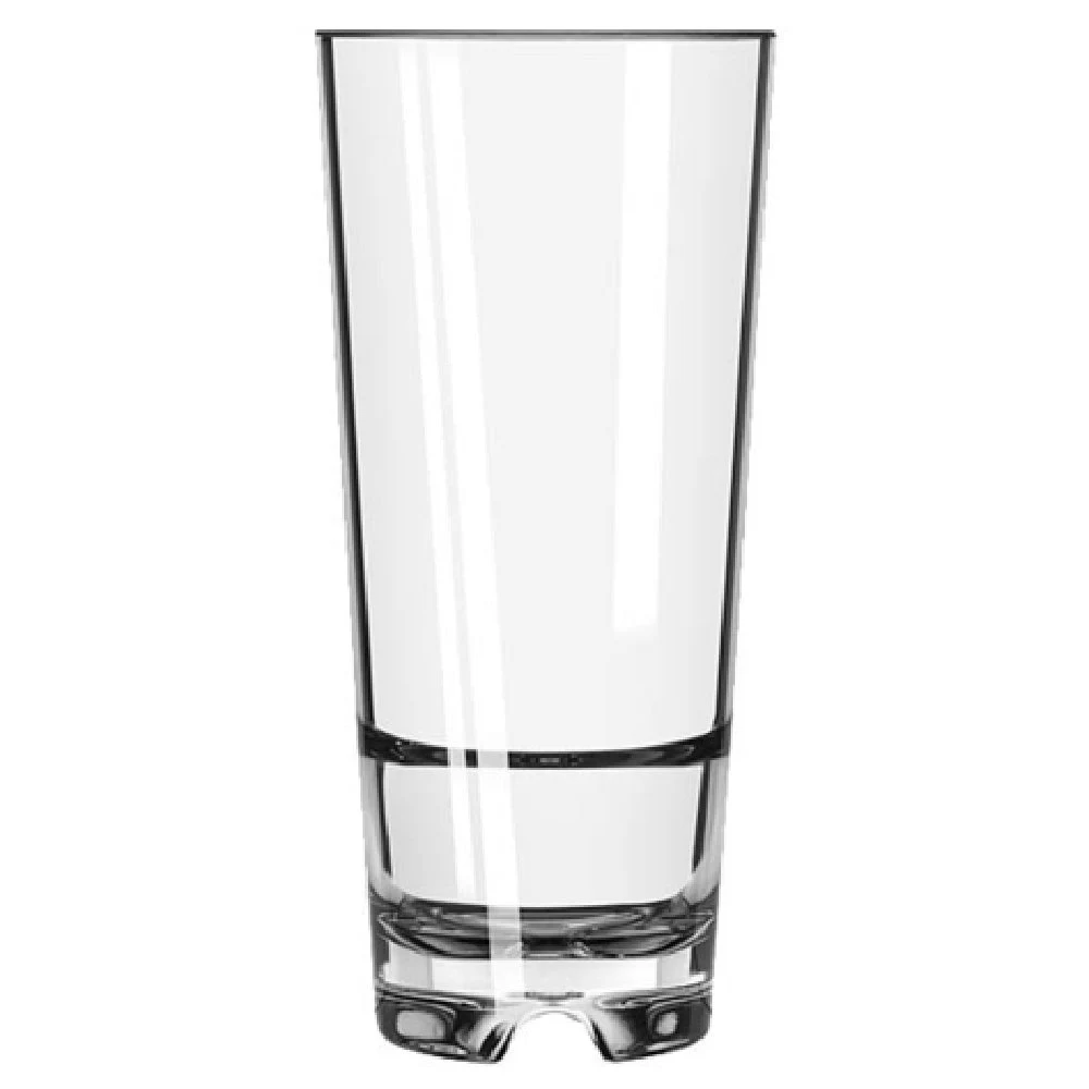 Libbey 92406 14 Oz Beverage Glass Impact and Shatter Resistant Stackable