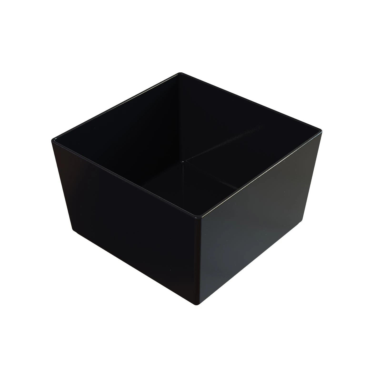 Tablecraft CW4036BK 9-5/8 Quart Cold Holding Square Bowl Cast Aluminum Black Finish