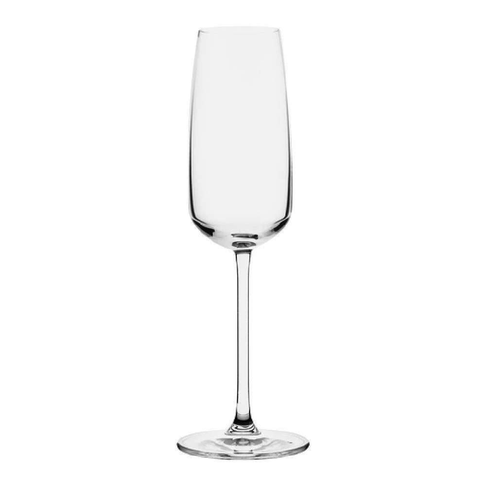 Steelite P66091 8 1/2 Oz Flute Glass Crystalline for Beverage Service