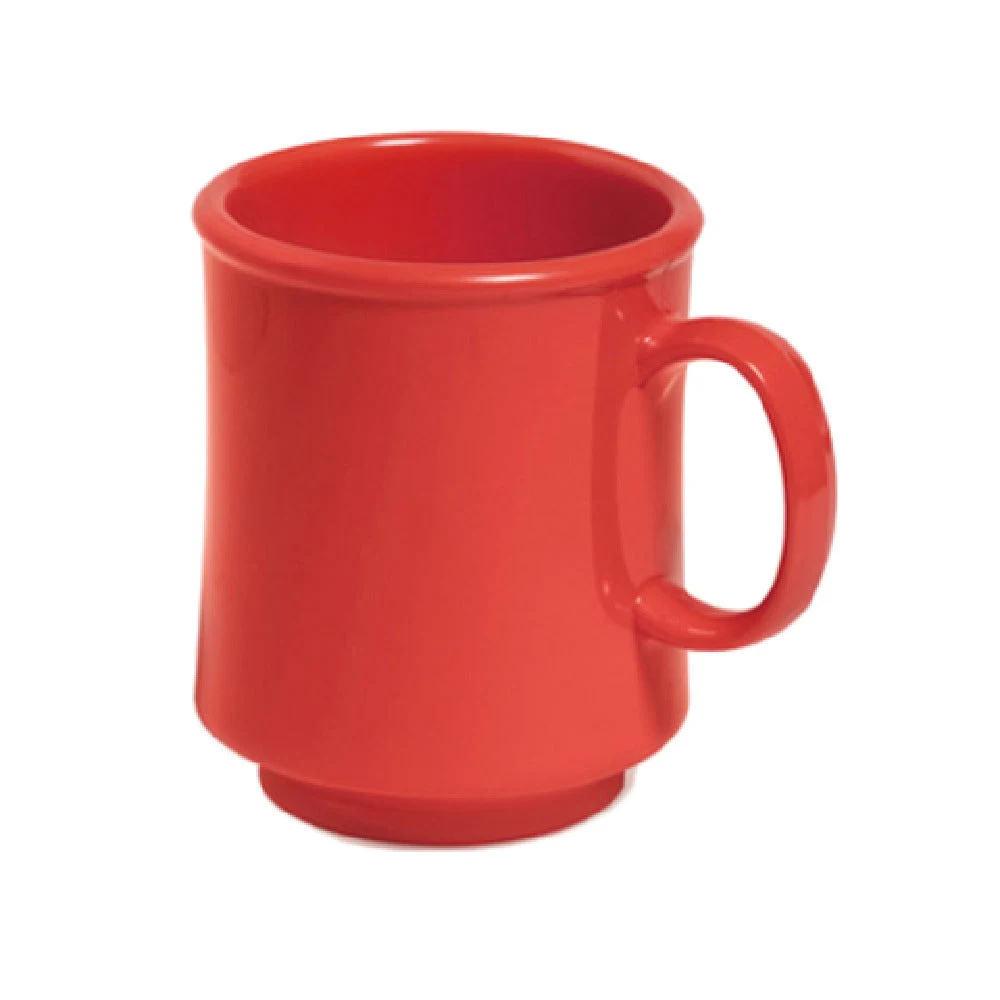 GET Enterprises TM-1308-CR 8 Oz Plastic Mug Shatter Resitant Dishwasher Safe Cranberry