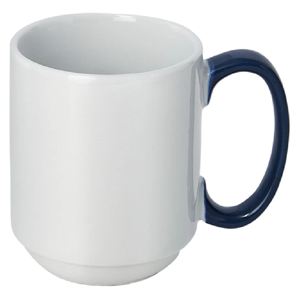 Libbey 999024300 8-1/2 Oz Mug Comfort with Handle Porcelain Lunar White