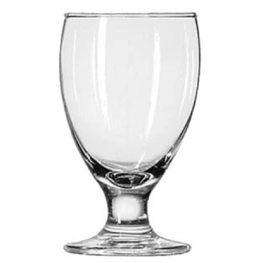 Libbey 3712 10-1/2 Oz Goblet Glass Safedge Rim and Foot Guarantee 24 Cases