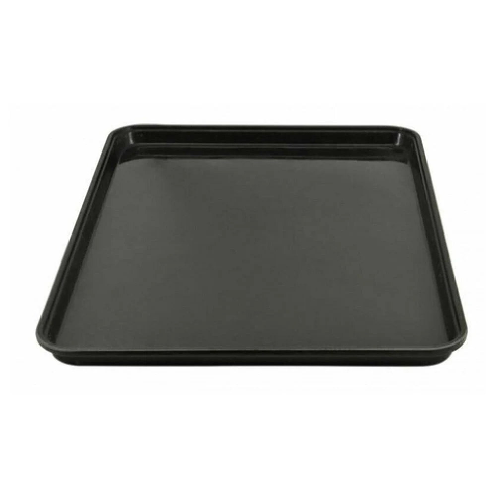 Omcan 37956 25-1/2 Inch Rectangular Display Tray Fiberglass Black