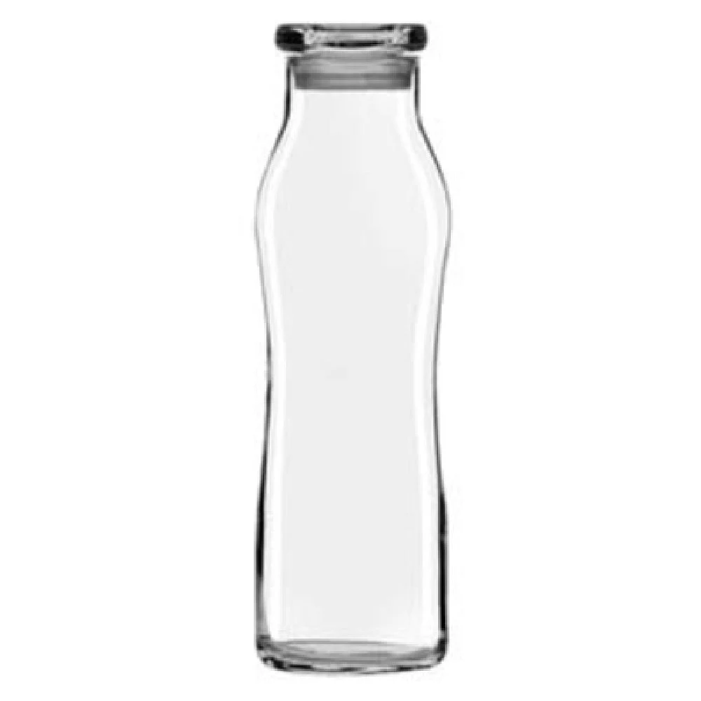 Libbey 728 22 Oz Glass Swerve Bottle with Safedge Rim Guarantee