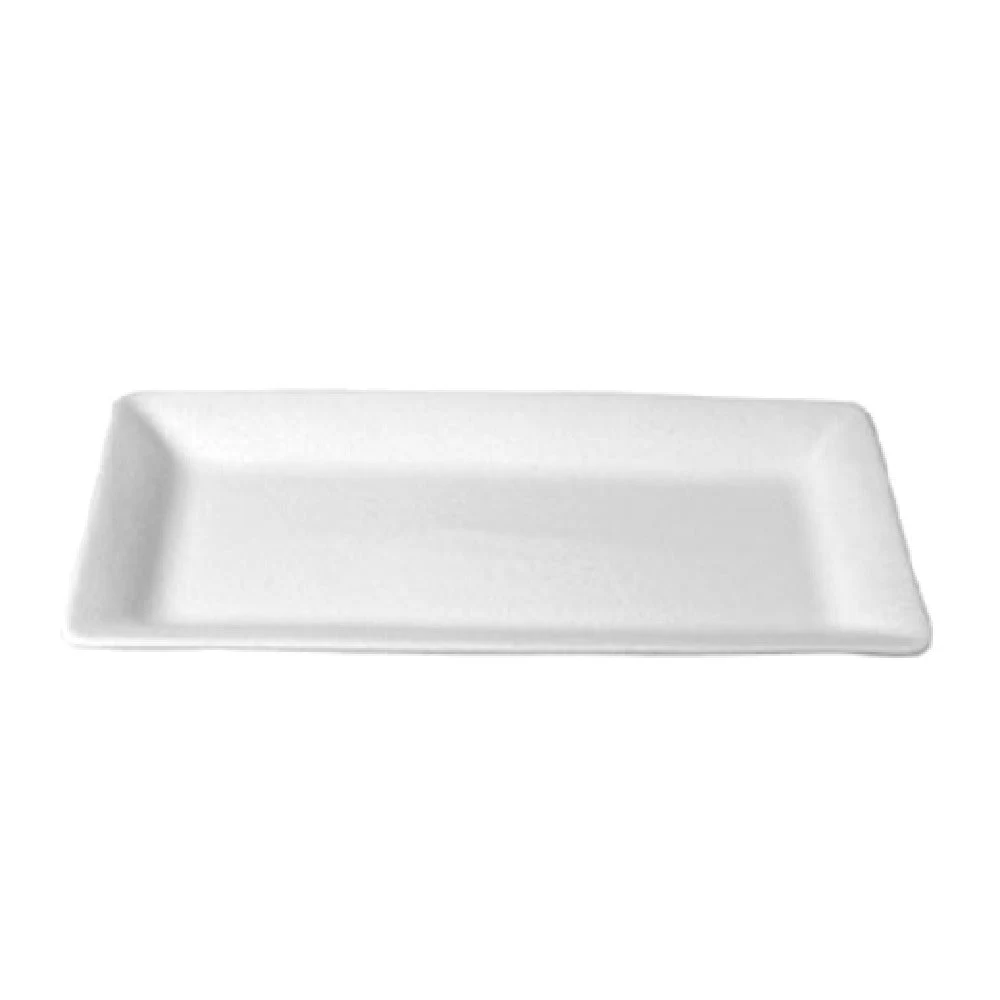 GET Enterprises PU043LT 47-1/2 Oz. Rectangle Buffet Platter Cast Aluminum Latte